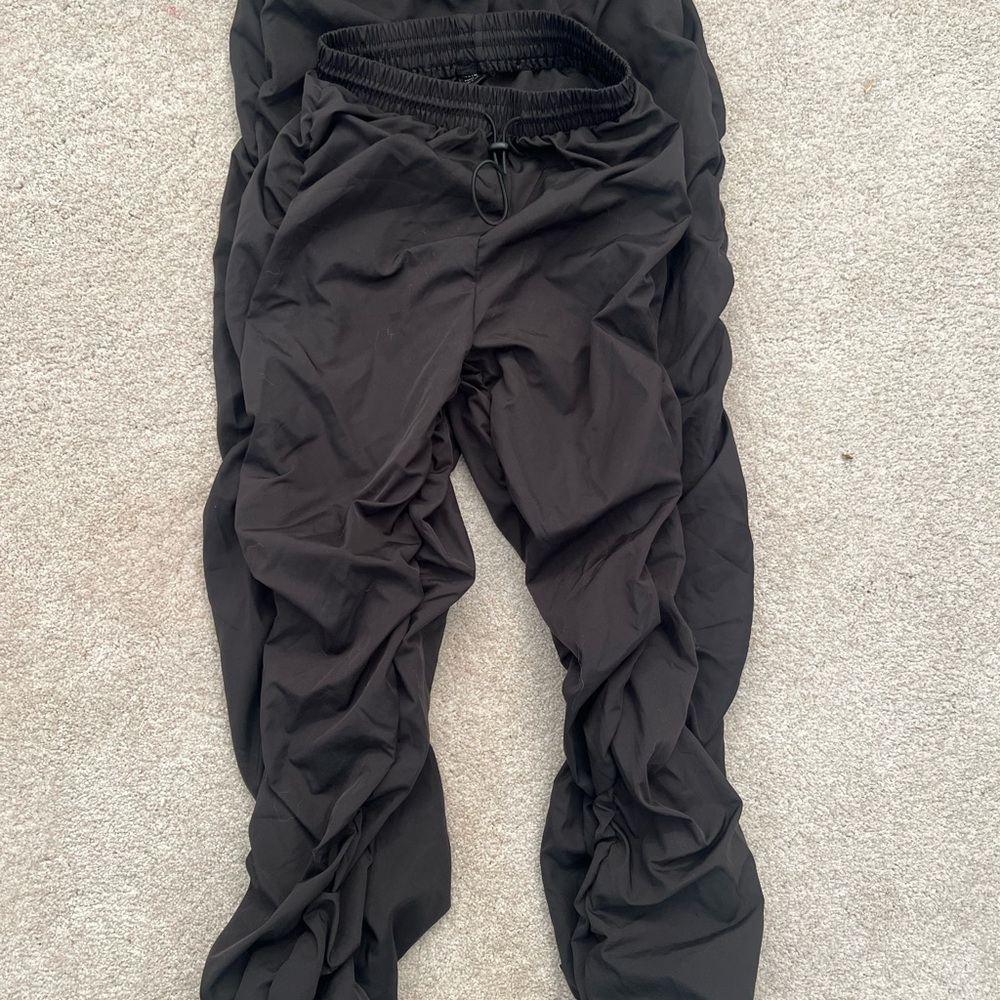 SHEIN Black Track Pants
